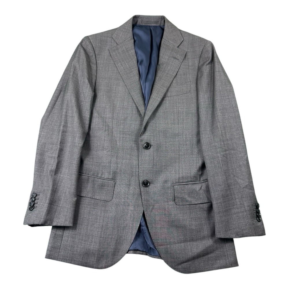 Suit Supply Gray Vitale Barberis Perennial Wool Blazer Lazio 34R